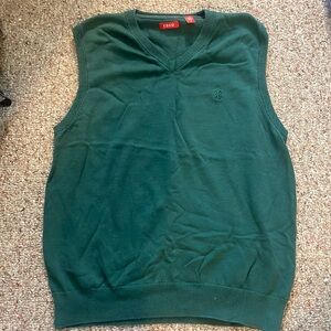 Green izod sweater vest